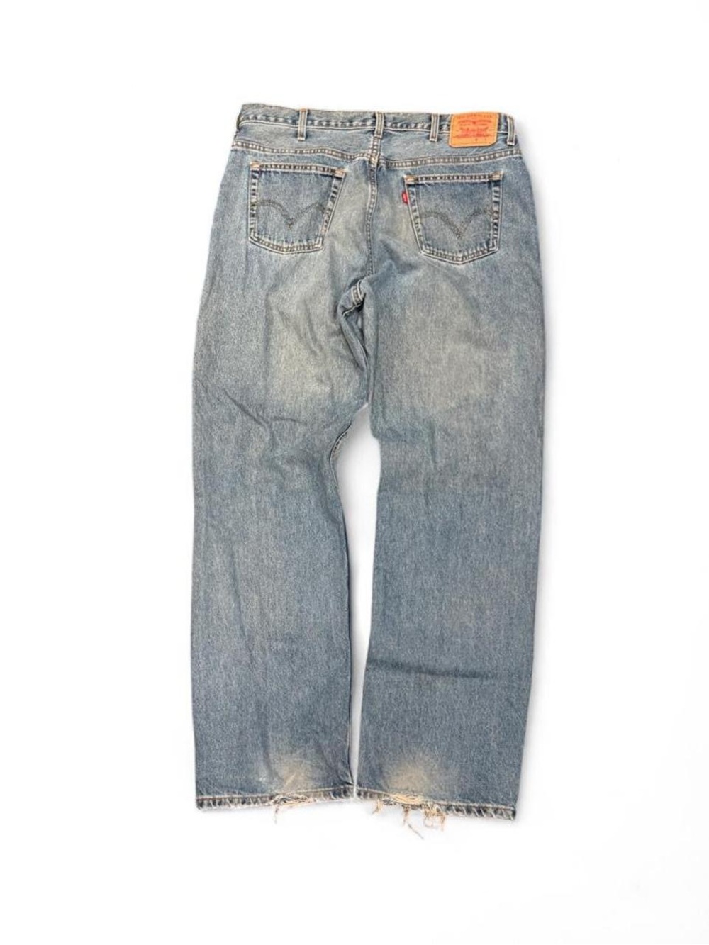 Y2K Levi's 528 Metro Fit Distressed Faded Loose Straight Leg Jeans Made in Canad